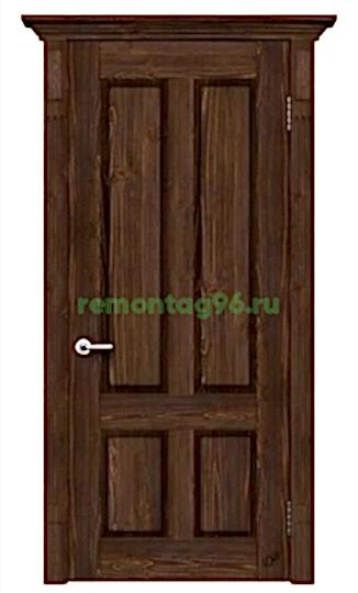 Дверь глухая массив сосны Ретро-премиум