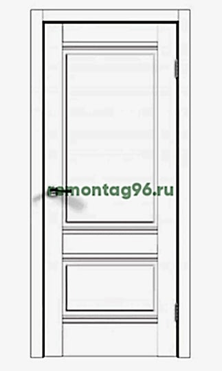 Межкомнатная дверь Экошпон ALTO 2P глухое без притвора