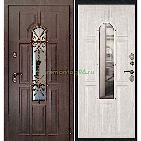 Уличная входная  дверь Лион Светлый ТЕРМО