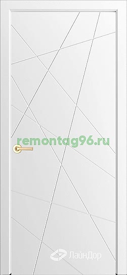 Межкомнатная дверь S -1 Паутинка цвет White cristal