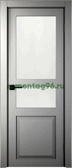 Межкомнатная дверь Эстен 2 Серый матовый