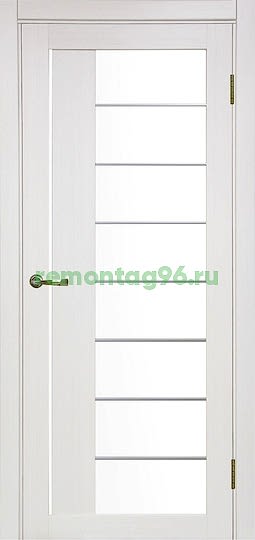 Межкомнатная дверь Турин 524 АСС Молдинг SC стекло мателюкс